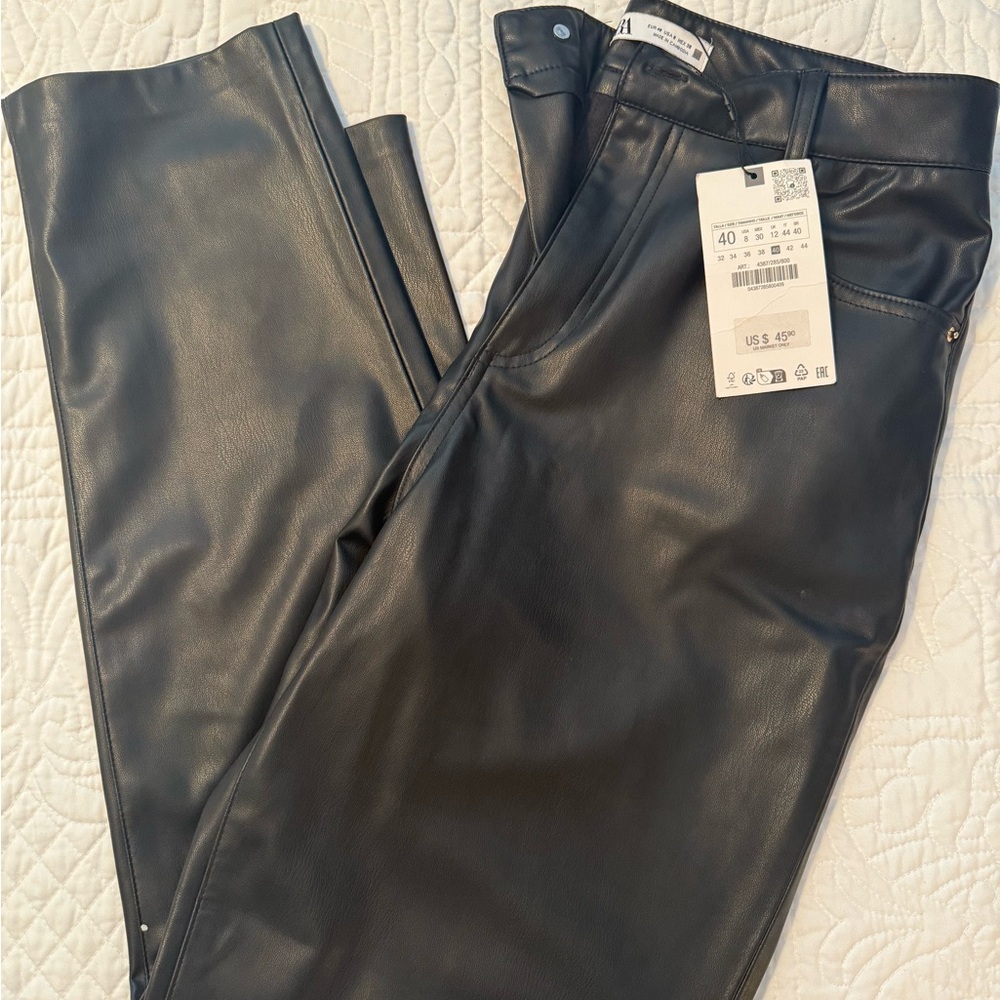 Zara Women’s Leather Pants